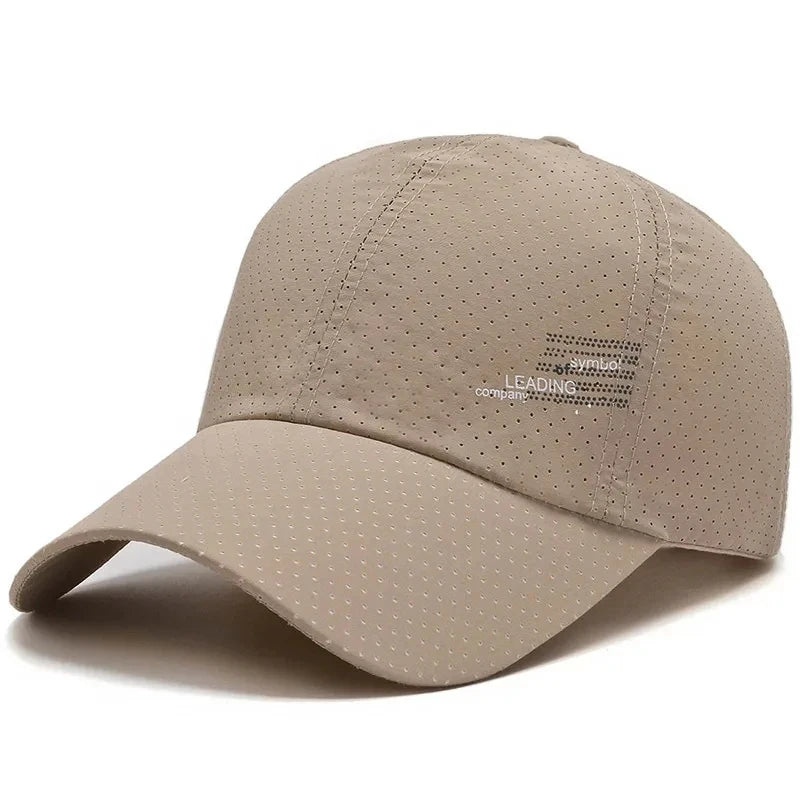 🧢 Quick-Dry Outdoor Sports Sun Cap – Unisex Adjustable Golf & Fishing Hat | قبعة رياضية صيفية سريعة الجفاف – للرجال والنساء – للجولف، الصيد، الجري