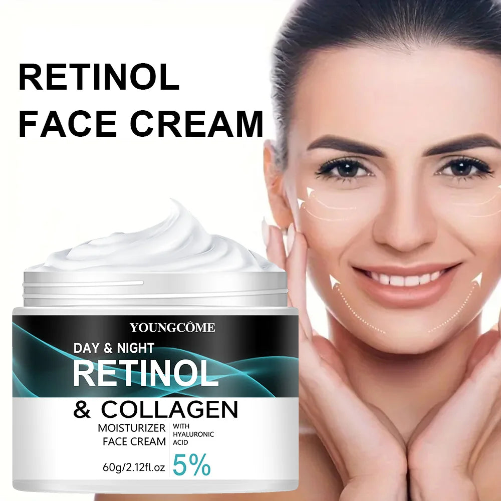 โจ YOUNGCOME Retinol Collagen Moisturizing Cream ๐ท โ Nourishing Anti-Aging Cream for Skin Elasticity, Brightening & Smooth Texture | ูุฑูู
ูุงูุบููู
ุจุงููููุงุฌูู ูุงูุฑูุชูููู โ ู
ุบุฐู ูู
ุฑุทุจ ูู
ูุงูู
ุฉ ุงูุดูุฎูุฎุฉ ูุชุญุณูู