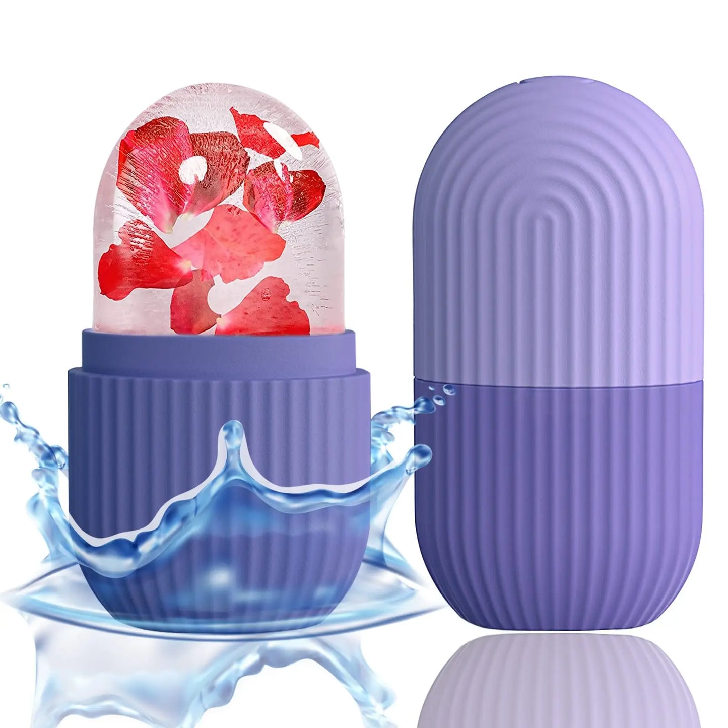 Ice Facial Roller – Reusable Silicone Face Ice Mold | رولر ثلج للوجه – قالب سيليكون قابل لإعادة الاستخدام