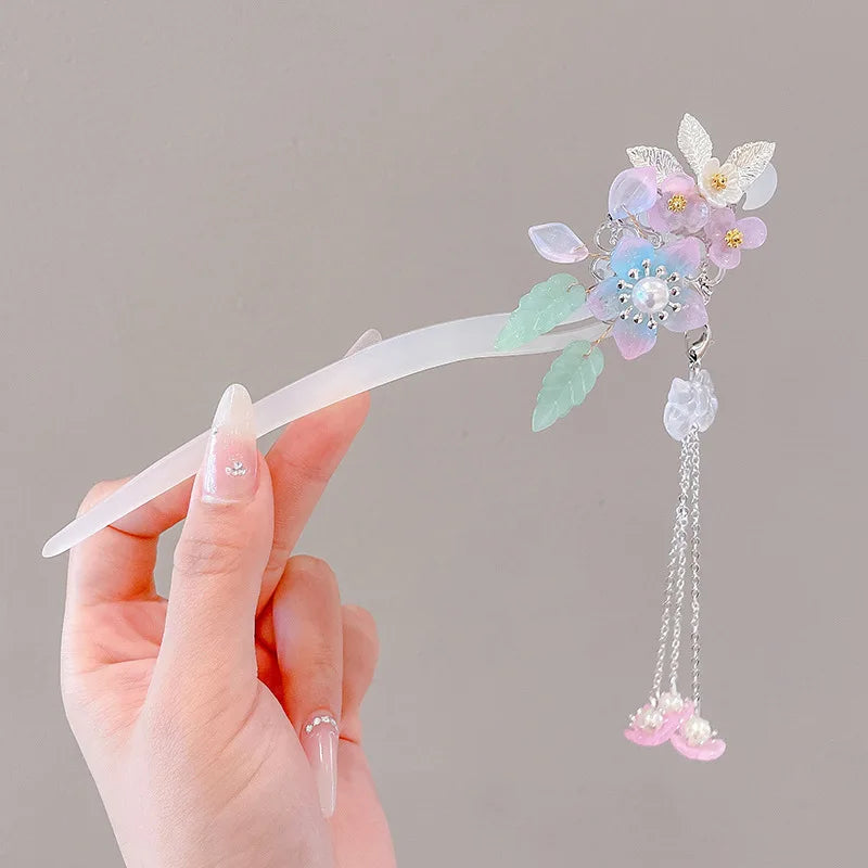 โจ Elegant Chinese Style Flower Tassel Hairpin โ Romantic Alloy Hair Accessory ๐ท ุฏุจูุณ ุดุนุฑ ุฃููู ุจุทุฑุงุฒ ุตููู ุชูููุฏู โ ู
ุฒูู ุจุฒููุฑ ูู
ุนููุงุช ุฑูู
ุงูุณูุฉ ู
ู ุงูู
ุนุฏู