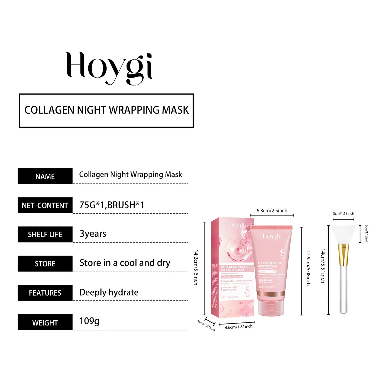โจ Hydrolyzed Collagen Overnight Facial Mask โ Peel-Off Hydrating & Firming Care ๐ท ู
ุงุณู ูููู ูููุฌู ุจุงููููุงุฌูู ุงูู
ุชุญูู โ ู
ุฑุทุจ ูู
ุดุฏ ููุจุดุฑุฉ ู
ุน ุชุฃุซูุฑ ุชูุดูุฑ ูุทูู
