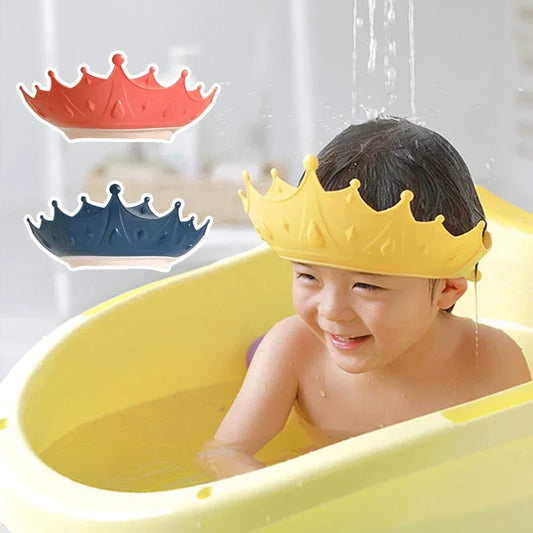 🛁 Adjustable Silicone Shampoo Cap – Baby & Kids Bath Visor with Ear Protection | قبعة شامبو سيليكون قابلة للتعديل – لحماية العينين والأذنين أثناء استحمام الأطفال