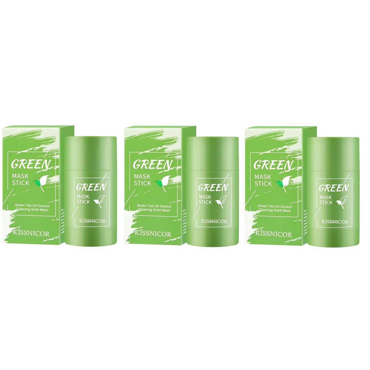 ✨ Green Tea Cleansing Stick Mask – Deep Pore Cleanser & Blackhead Remover 🔷 ماسك تنظيف الوجه بعصا الشاي الأخضر – لإزالة الرؤوس السوداء وتنظيف المسام بعمق