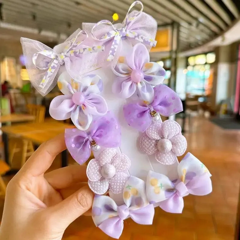๐ 10Pcs Baby Girl Hair Clip Set โ Cute Bows, Lace & Flower Hairpins | ุทูู
10 ู
ุดุงุจู ุดุนุฑ ููุจูุงุช โ ูููููุงุชุ ุฏุงูุชููุ ูุฒููุฑ ูููุช ููุฃุทูุงู ูุงููุฏุงูุง