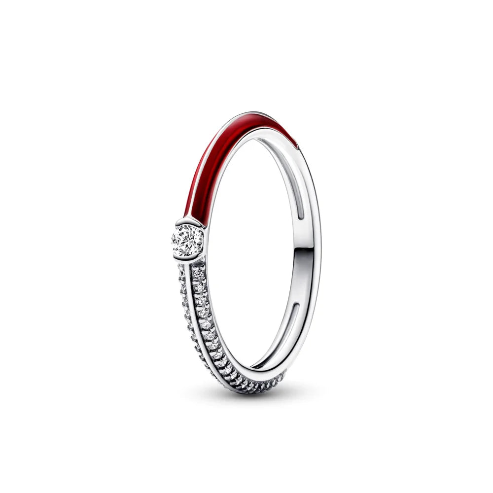 โจ Red & Pink Heart Zircon Ring โ Fashion Wedding Jewelry Gift ๐ท ุฎุงุชู
ุฃููู ู
ุฑุตุน ุจุญุฌุฑ ุฒุฑููู ููุจ ุจุงูููููู ุงูุฃุญู
ุฑ ูุงููุฑุฏู โ ูุฏูุฉ ุฑุงููุฉ ููุฒูุงู ูุงูู
ูุถุฉ
