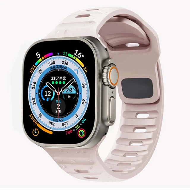 ๐โโ๏ธ Silicone Sport Strap for Apple Watch โ Compatible with Series 9/8/7/6/5/4/3/SE/Ultra (38mm-49mm) | ุณูุงุฑ ุฑูุงุถู ุณูููููู ูุณุงุนุฉ ุฃุจู โ ู
ุชูุงูู ู
ุน ุฌู
ูุน ุงูู
ูุงุณุงุช ูุงูุณูุงุณู