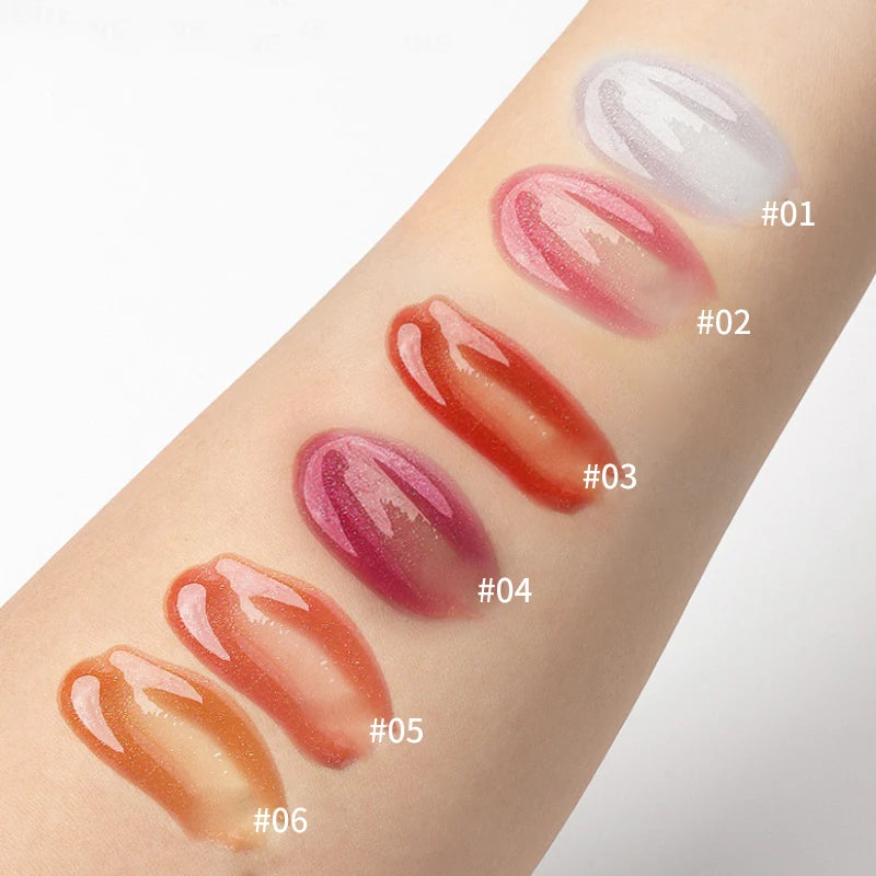 MAGIC CASA 6pcs Jelly Lip Oil – Plumping & Hydrating Gloss | ماچيك كازا طقم 6 زيوت شفاه جلّي – ترطيب ولمعان طبيعي