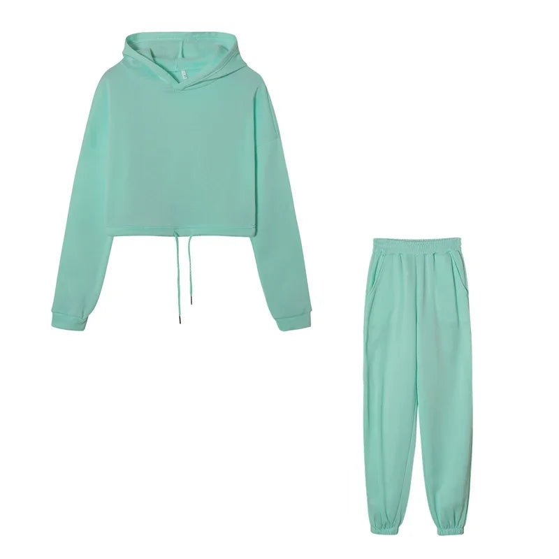 🔥 Women’s 2-Piece Long Sleeve Sport Set – Trendy Casual Fit | طقم رياضي نسائي قطعتين بأكمام طويلة – تصميم عصري مريح بخصر أنثوي أنيق