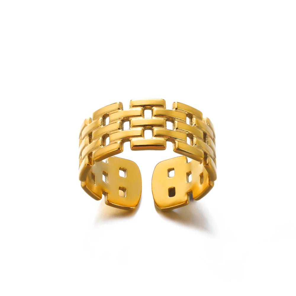 โจ 316L Stainless Steel Gold Rings โ Classic Wedding & Couple Jewelry ๐ท ุฎูุงุชู
ุณุชุงููุณ ุณุชูู 316L ุจููู ุฐูุจู โ ุชุตู
ูู
ูุงุฎุฑ ูููุงุณููู ููุฒูุงู