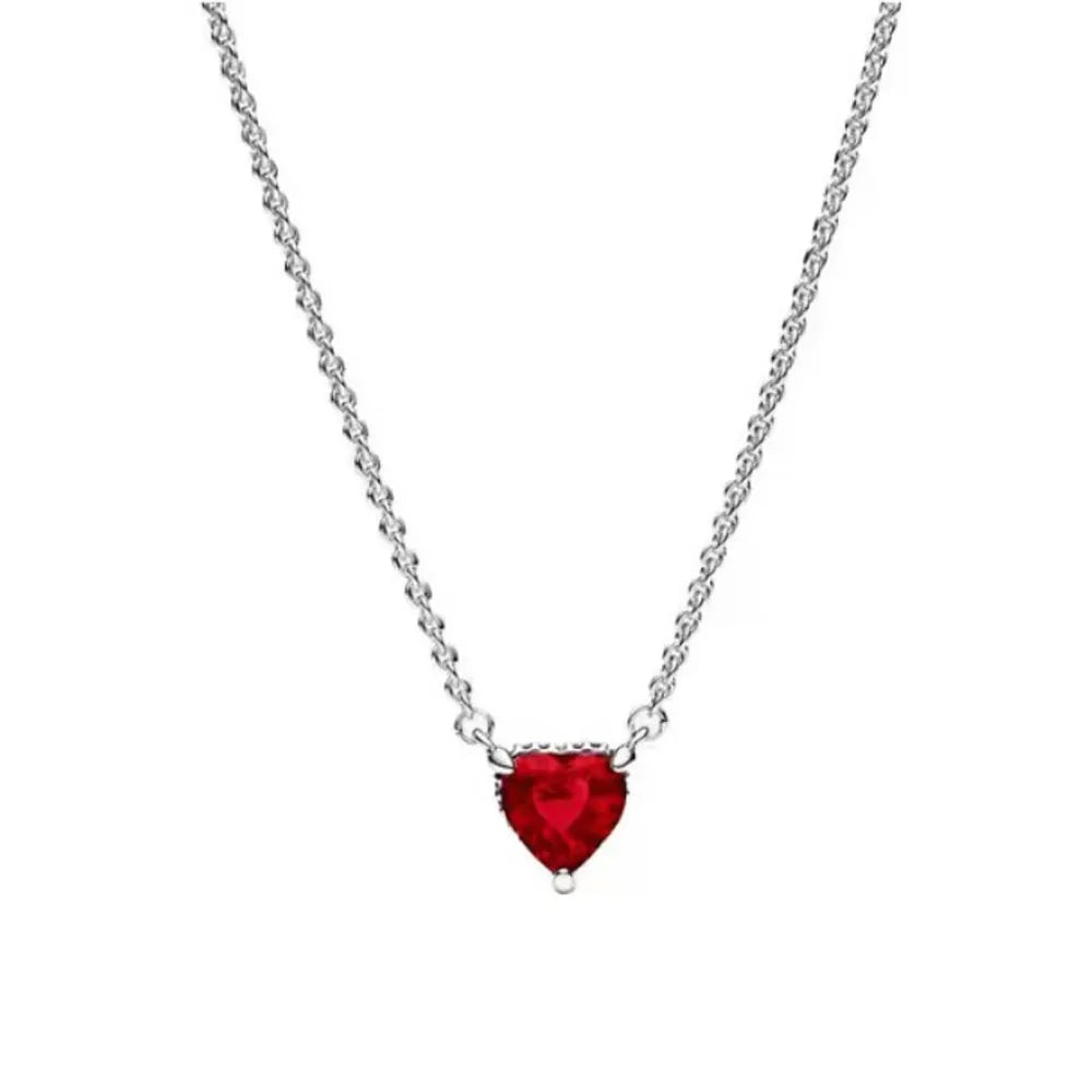 Valentine's Day Red Christmas Apple Gift Dangle Charms Beads 925 Sterling Silver Fit Original Heart Bracelet Women Jewelry