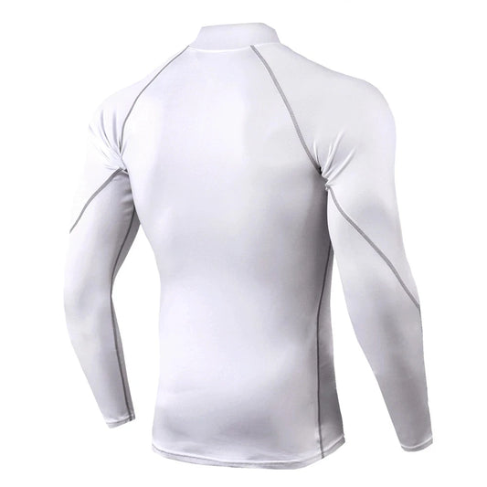 💪 Men’s Long Sleeve Compression Gym Shirt – Quick Dry Fitness Top | تيشيرت رياضي رجالي كم طويل – ضغط للجسم وخامة سريعة الجفاف للتمارين