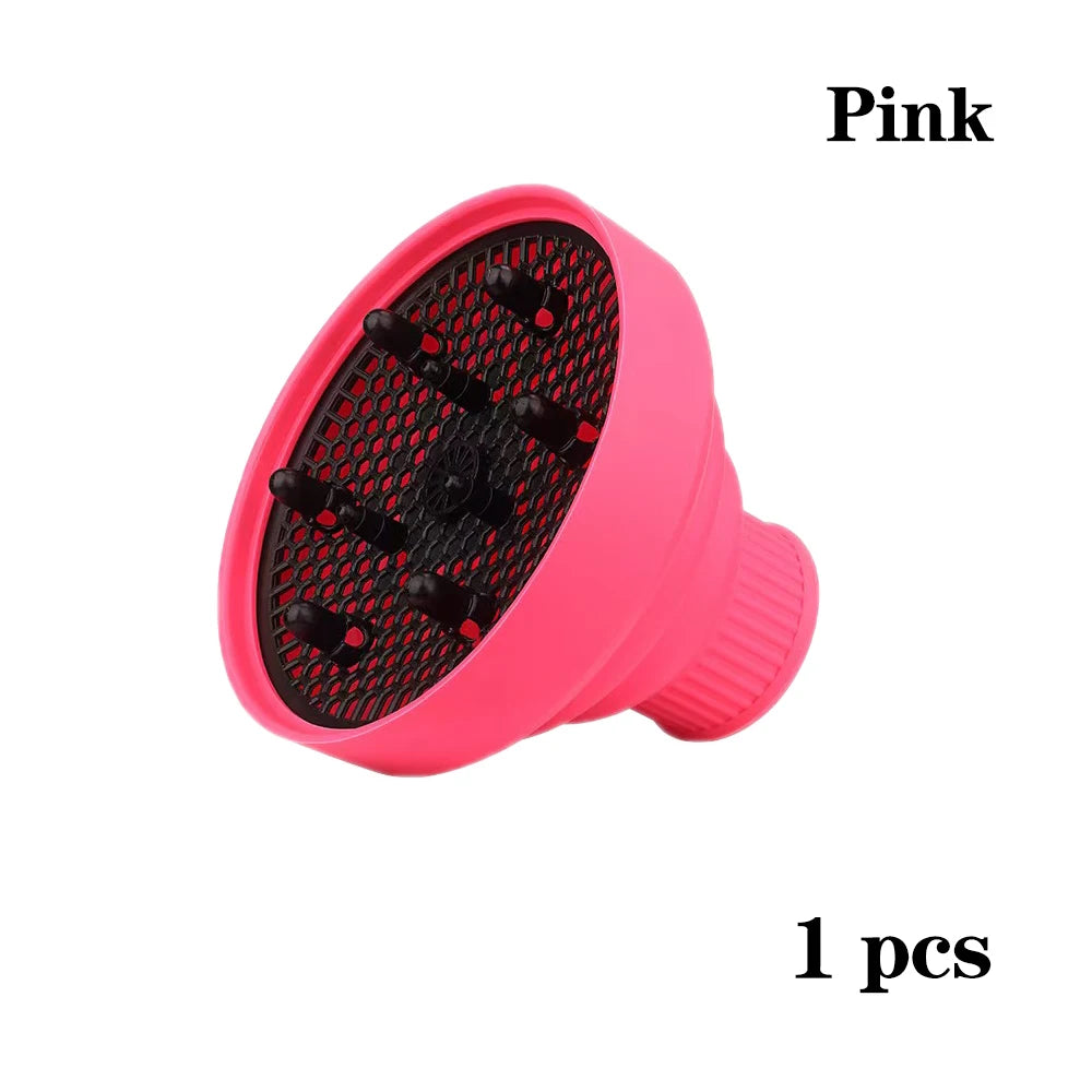 Universal Silicone Hair Diffuser Attachment – Curl-Enhancing Dryer Cover for Styling & Frizz Control | موزّع سيليكون عالمي لتجفيف الشعر المجعد – أداة تصفيف مقاومة للهيشان مناسبة لمعظم مجففات الشعر