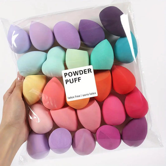 7/18-Piece Makeup Sponge Set – Dual-Use Beauty Blenders for Liquid, Cream & Powder Application | طقم 7/18 إسفنجة مكياج – للاستخدام الجاف والرطب مع كريم الأساس والبودرة