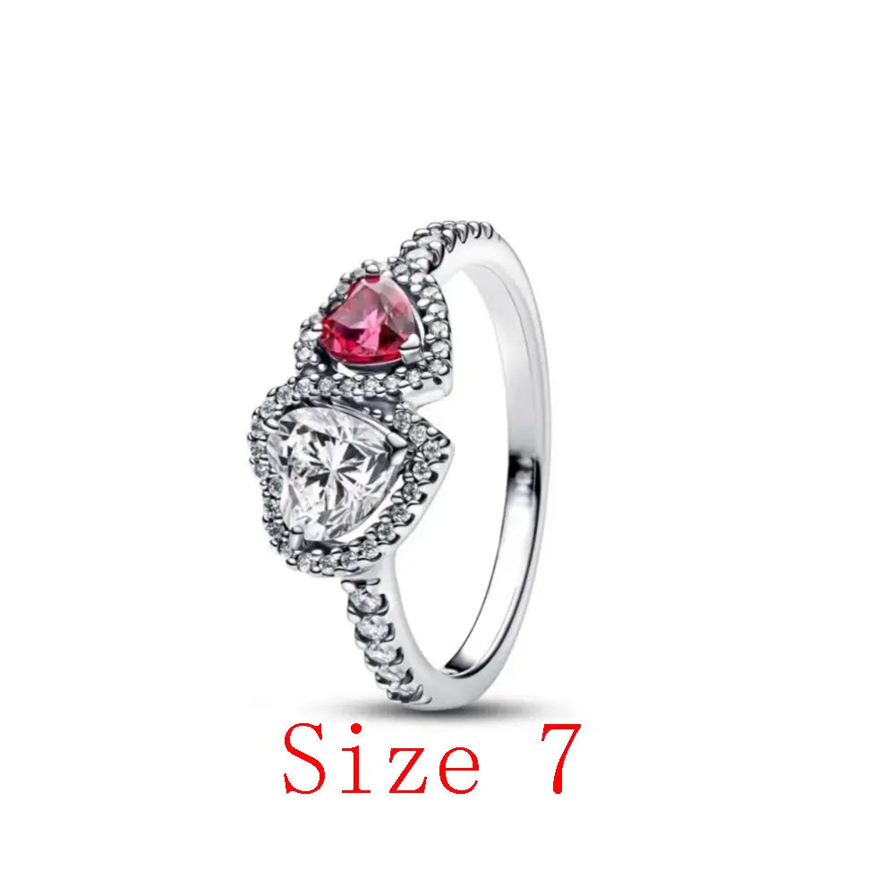 Valentine's Day Red Christmas Apple Gift Dangle Charms Beads 925 Sterling Silver Fit Original Heart Bracelet Women Jewelry