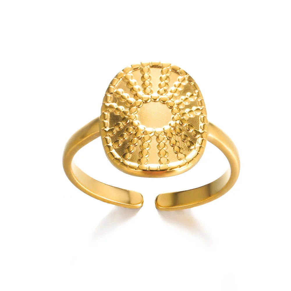 โจ 316L Stainless Steel Gold Rings โ Classic Wedding & Couple Jewelry ๐ท ุฎูุงุชู
ุณุชุงููุณ ุณุชูู 316L ุจููู ุฐูุจู โ ุชุตู
ูู
ูุงุฎุฑ ูููุงุณููู ููุฒูุงู