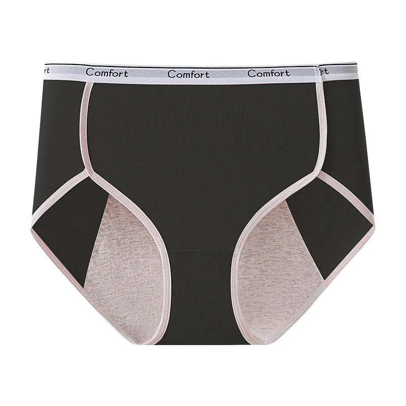 ✨ Women's Leak-Proof Menstrual Panties – High Waist Cotton Underwear 🔷 سروال داخلي نسائي مقاوم للتسرب للدورة الشهرية – خصر عالي من القطن المريح