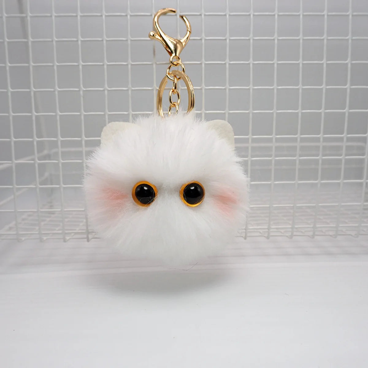 Cute Plush Cat Keychain – Cartoon Doll Pendant for Bags, Cars & Gifts | سلسلة مفاتيح قطة محشوة لطيفة – دمية كرتونية مخصصة للحقائب، السيارات والهدايا
