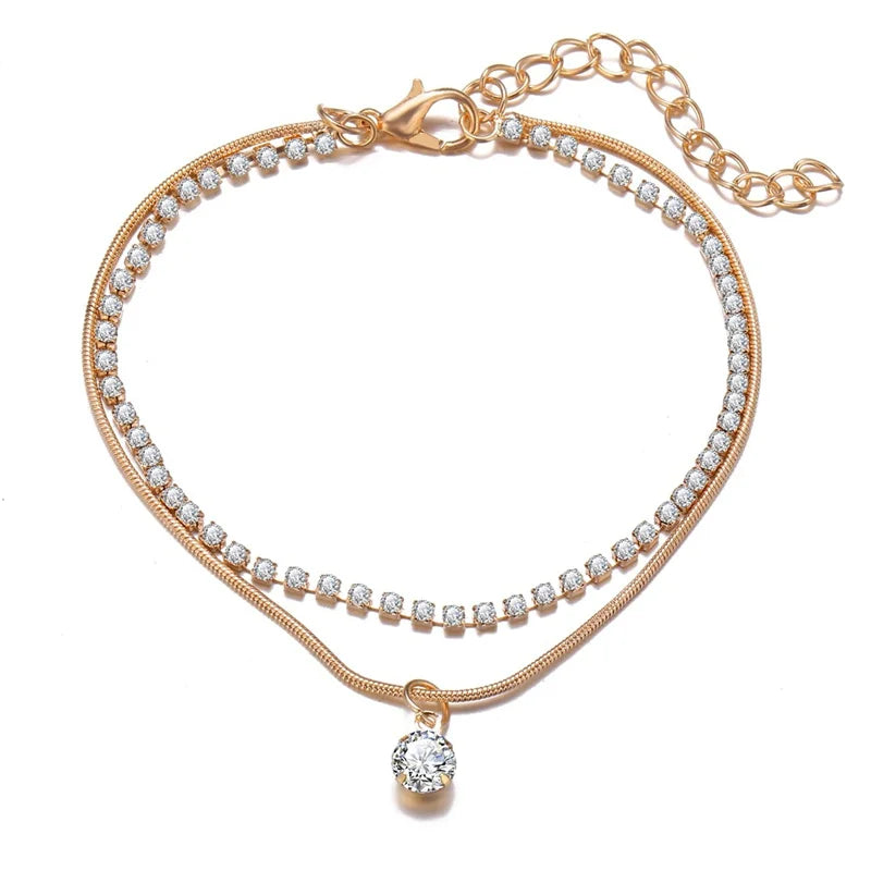 โจ Bohemian Butterfly & Heart Anklet โ Gold/Silver Chain Foot Jewelry ๐ท ุฎูุฎุงู ุจูููู
ู ู
ุฒูู ุจูุฑุงุดุฉ ูููุจ โ ุณูุณูุฉ ูุงุญู ุจููู ุฐูุจู ุฃู ูุถู ูููุณุงุก