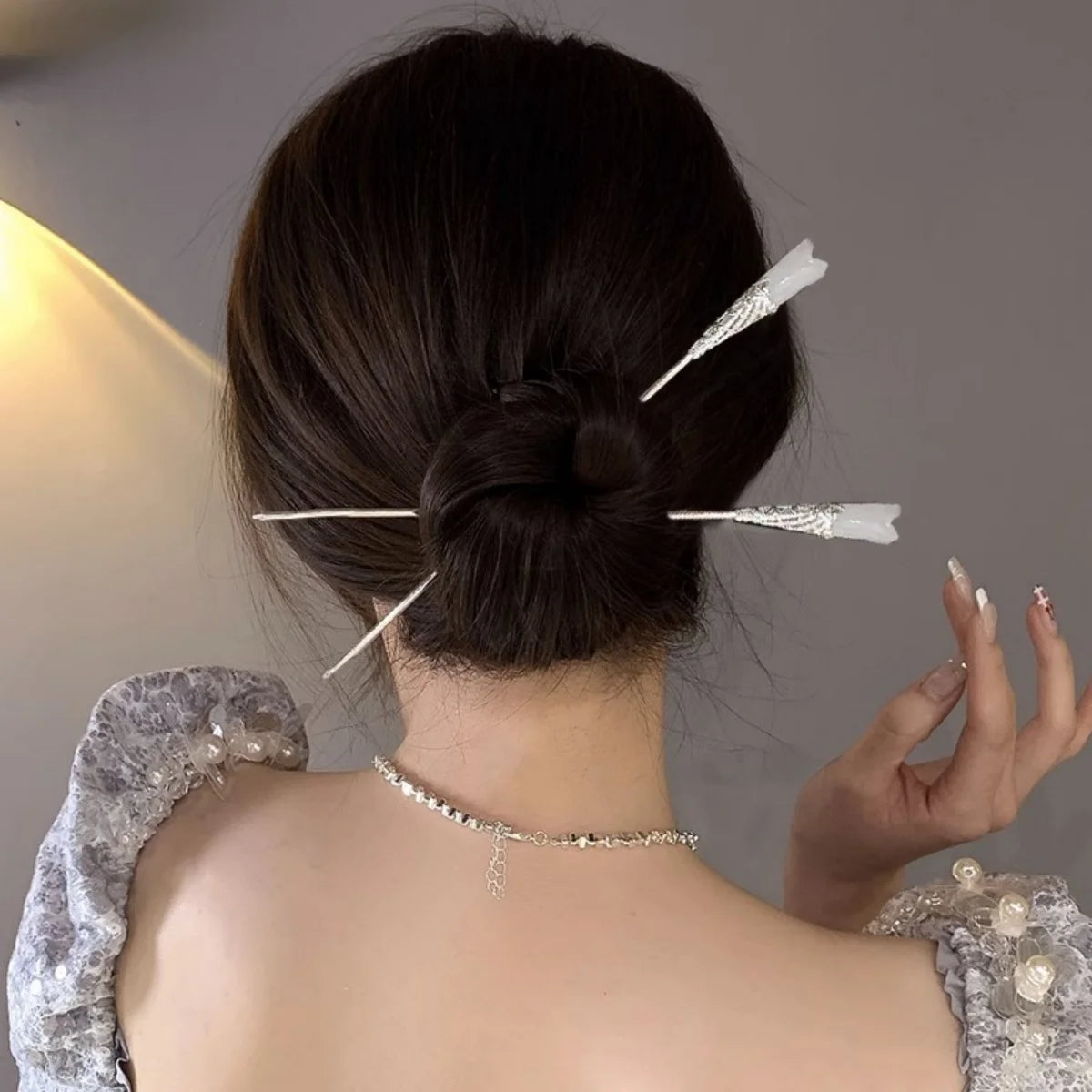 โจ Elegant Chinese Style Flower Tassel Hairpin โ Romantic Alloy Hair Accessory ๐ท ุฏุจูุณ ุดุนุฑ ุฃููู ุจุทุฑุงุฒ ุตููู ุชูููุฏู โ ู
ุฒูู ุจุฒููุฑ ูู
ุนููุงุช ุฑูู
ุงูุณูุฉ ู
ู ุงูู
ุนุฏู