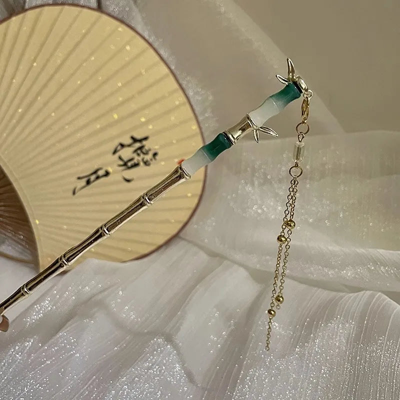 โจ Elegant Chinese Style Flower Tassel Hairpin โ Romantic Alloy Hair Accessory ๐ท ุฏุจูุณ ุดุนุฑ ุฃููู ุจุทุฑุงุฒ ุตููู ุชูููุฏู โ ู
ุฒูู ุจุฒููุฑ ูู
ุนููุงุช ุฑูู
ุงูุณูุฉ ู
ู ุงูู
ุนุฏู