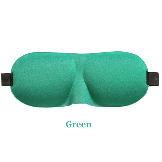 3D Contoured Sleep Eye Mask – Light-Blocking Molded Night Blindfold for Men & Women | قناع نوم مريح 3D بغطاء محدب – لحجب الضوء بالكامل للرجال والنساء
