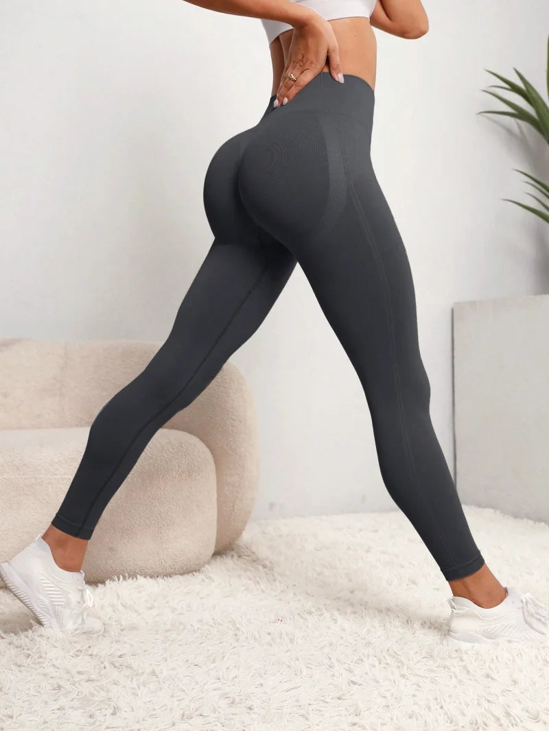 🧘♀️ High-Waist Tummy Control Yoga Pants – Stretchy Workout Leggings for Women | بنطال يوغا نسائي بخصر عالي – ليجن رياضي مطاطي لتحكم في البطن وتمارين اللياقة