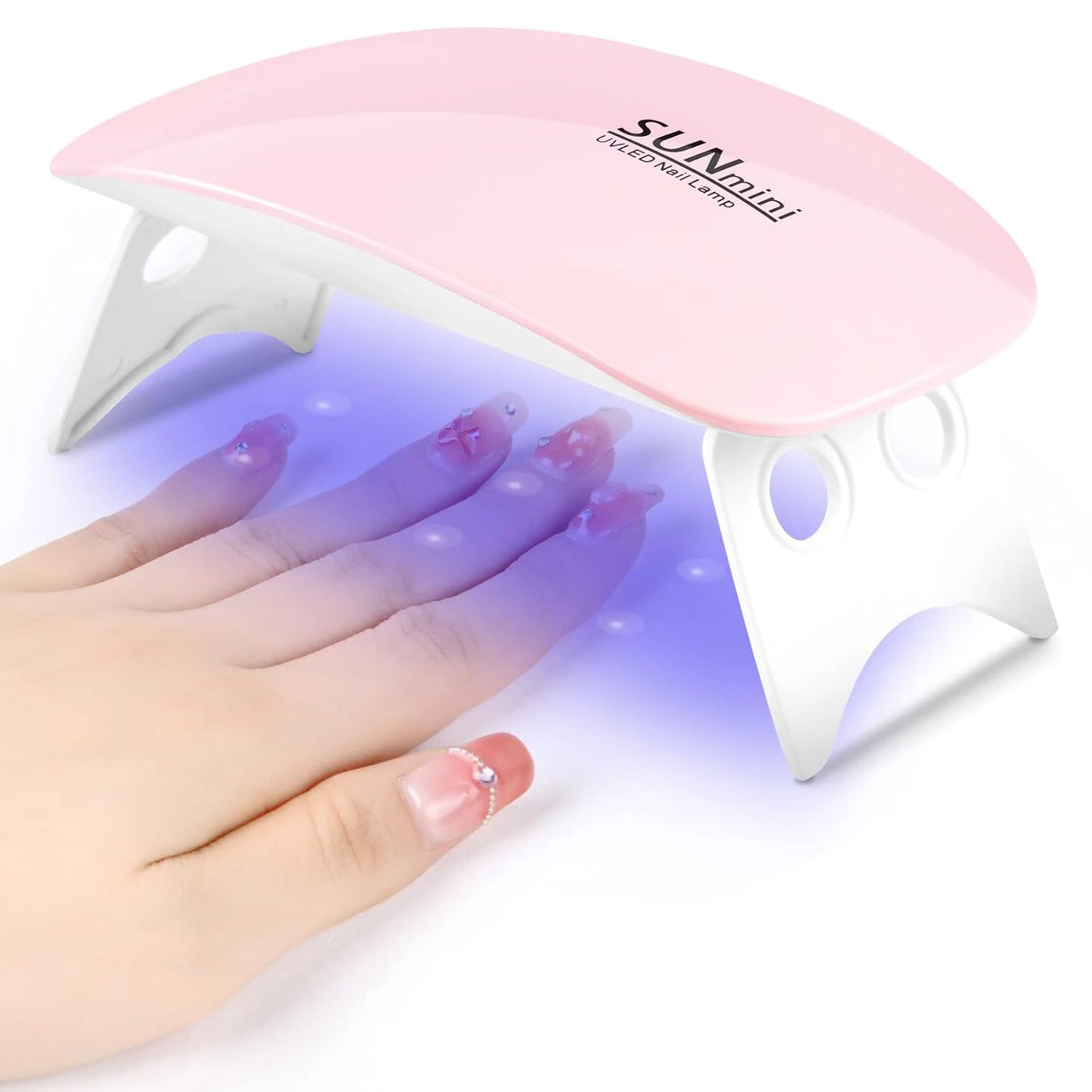 ✨ Foldable 6W UV LED Nail Lamp – Quick-Dry Gel Dryer & Manicure Tool 🔷 جهاز تجفيف الأظافر بالأشعة فوق البنفسجية 6 واط قابل للطي – لتجفيف طلاء الجل بسرعة واحترافية