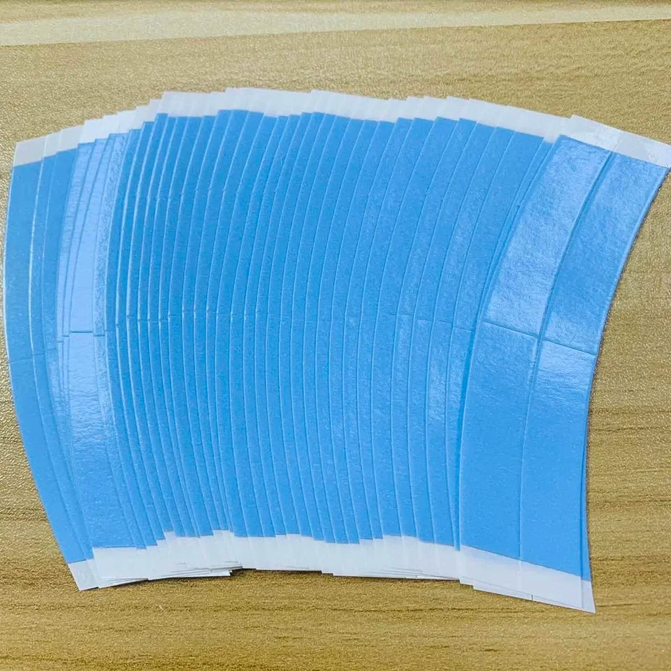 🟦 36pcs Double-Sided Lace Wig Adhesive Tape | شريط لاصق مزدوج للباروكة والإكستنشن – 36 قطعة