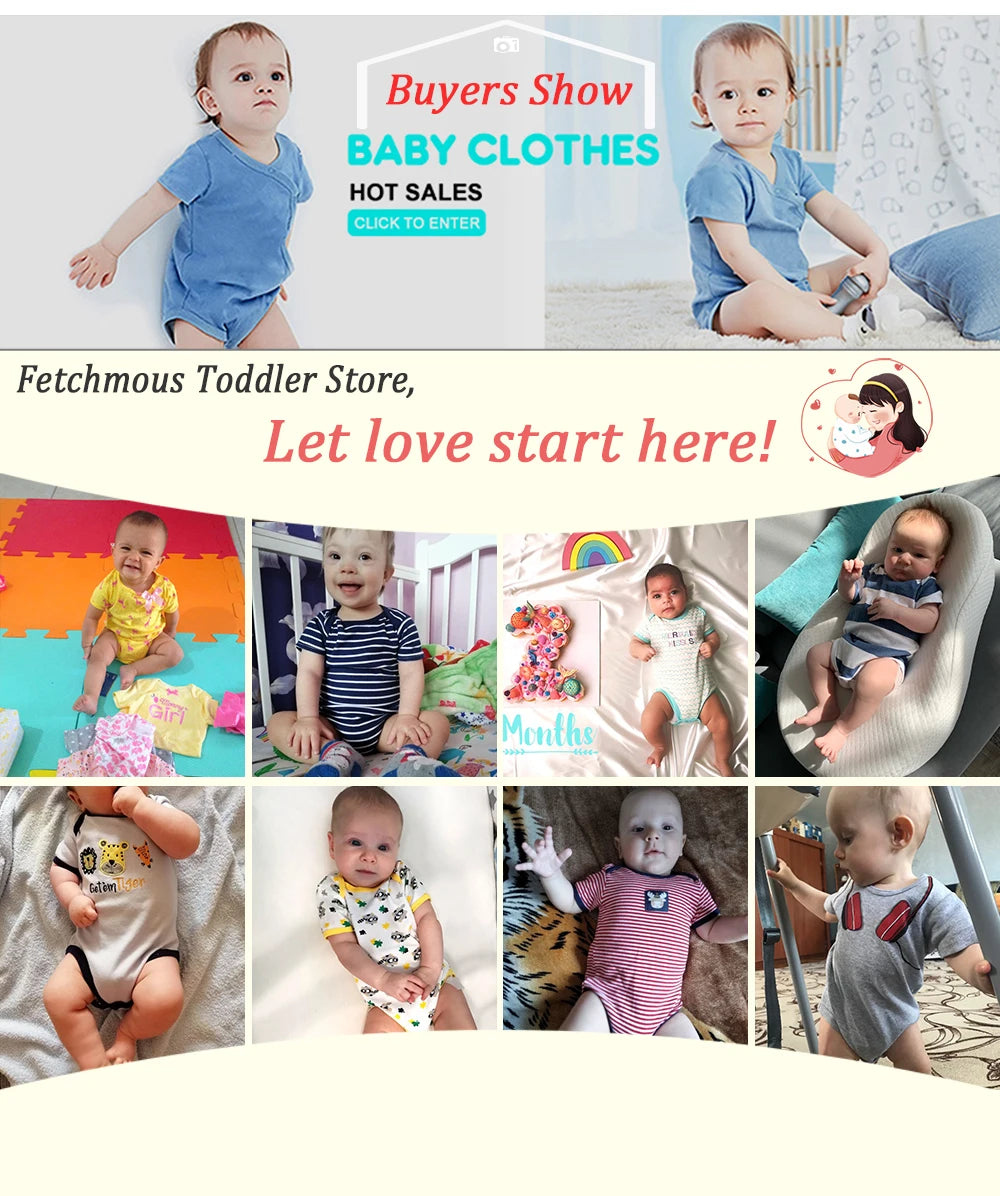 Baby Girl Jumpsuit 6Pcs/Lot Body Suit Spring Summer Toddler Boys Romper