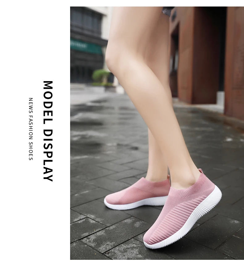 Women’s Vulcanized Slip-On Sneakers – High Quality Loafers, Plus Sizes Available | حذاء نسائي فلكنايزد بدون رباط – لوفزر أنيقة عالية الجودة، مقاسات كبيرة متوفرة