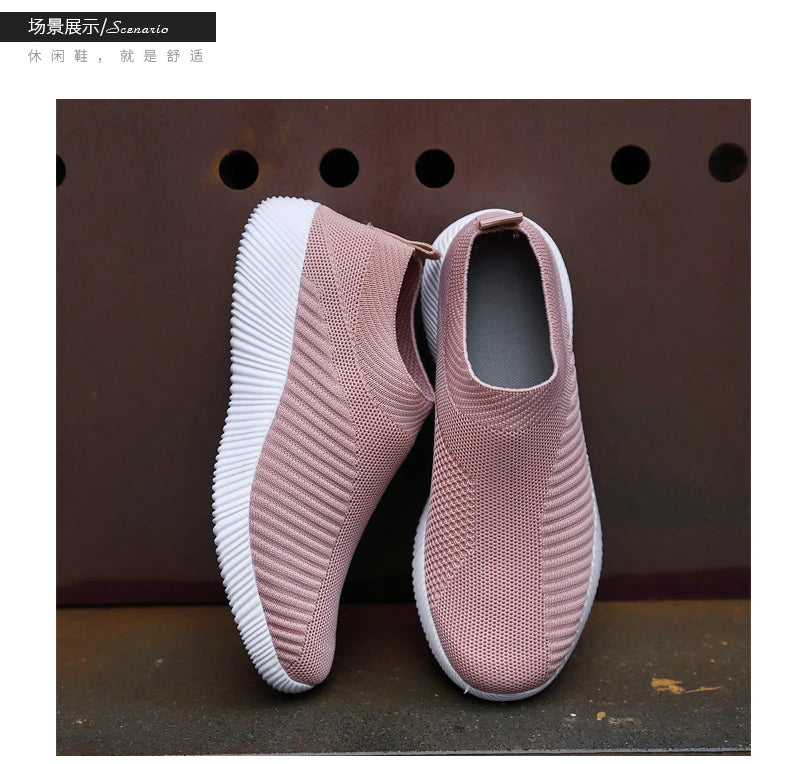 Women’s Vulcanized Slip-On Sneakers – High Quality Loafers, Plus Sizes Available | حذاء نسائي فلكنايزد بدون رباط – لوفزر أنيقة عالية الجودة، مقاسات كبيرة متوفرة
