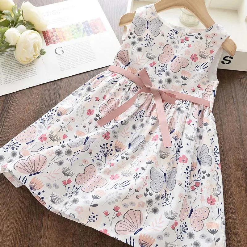 Melario Bow Girl Princess Dress New Summer Kid Girls Dress