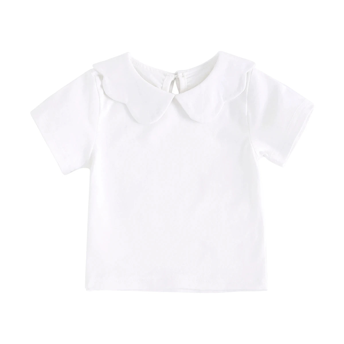 Sanlutoz Soft Cotton Baby Girls T-shirt Cute Infants Tops Clothing White Newborn