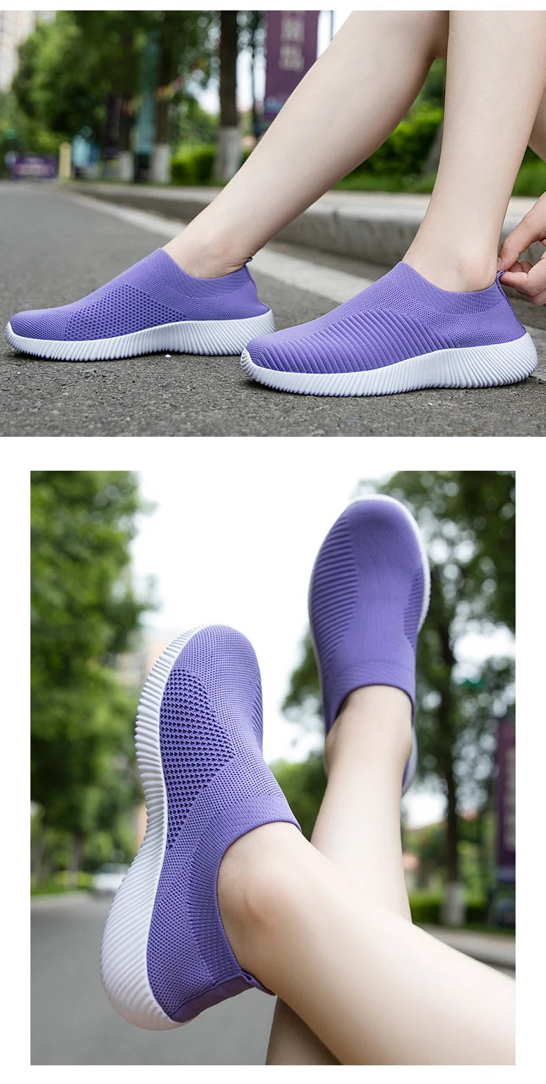 Women’s Vulcanized Slip-On Sneakers – High Quality Loafers, Plus Sizes Available | حذاء نسائي فلكنايزد بدون رباط – لوفزر أنيقة عالية الجودة، مقاسات كبيرة متوفرة