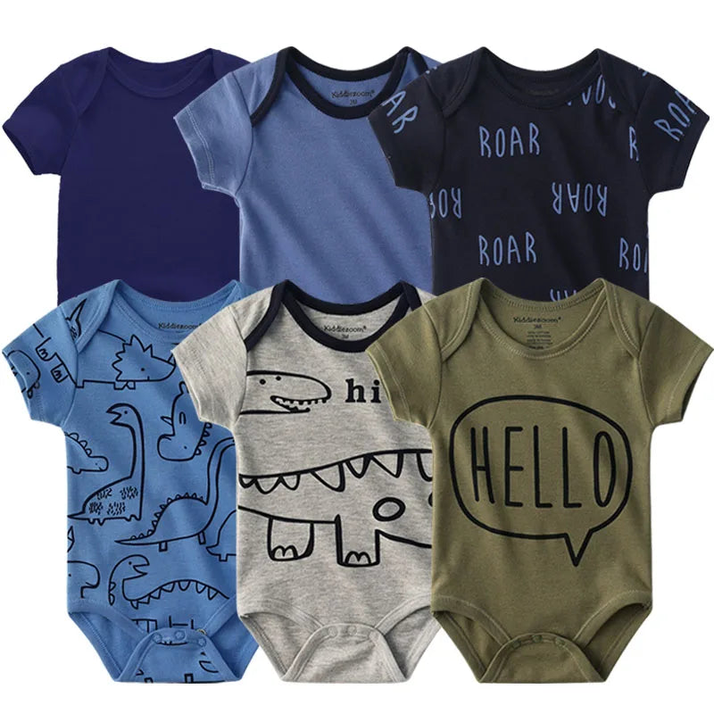 Baby Girl Jumpsuit 6Pcs/Lot Body Suit Spring Summer Toddler Boys Romper