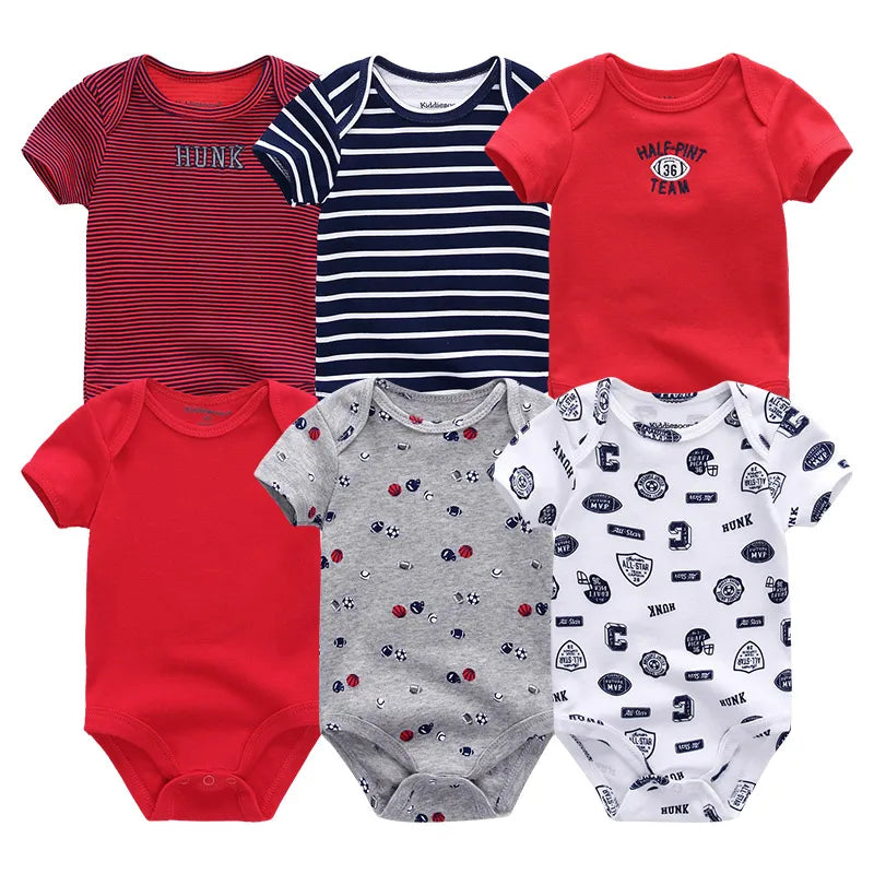 Baby Girl Jumpsuit 6Pcs/Lot Body Suit Spring Summer Toddler Boys Romper