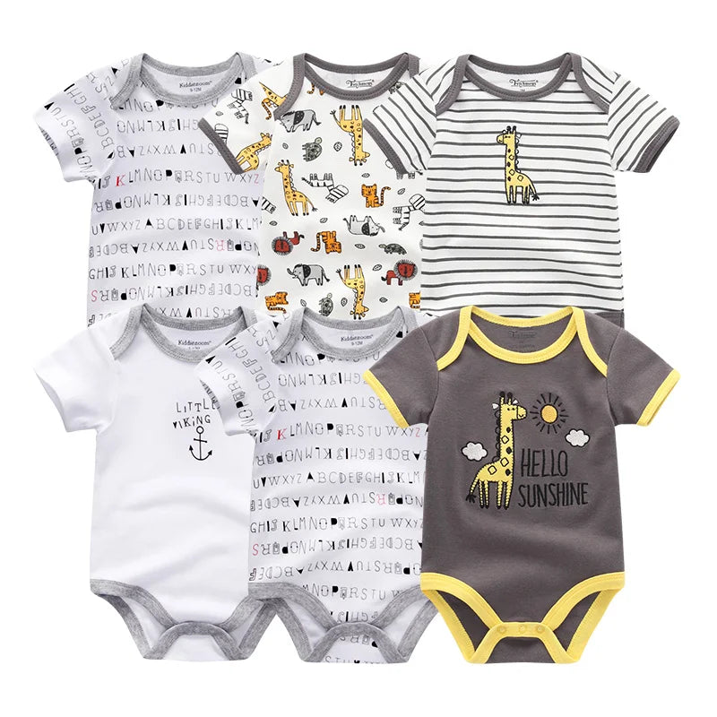 Baby Girl Jumpsuit 6Pcs/Lot Body Suit Spring Summer Toddler Boys Romper