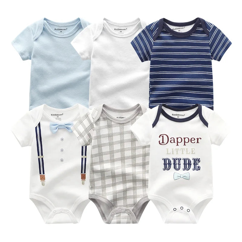 Baby Girl Jumpsuit 6Pcs/Lot Body Suit Spring Summer Toddler Boys Romper