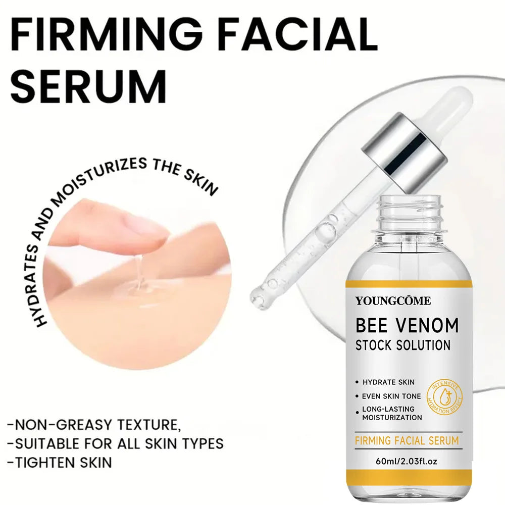 Bee Venom Wrinkles Remover Face Cream Venom Serum Tighten Firming Lifting Anti Aging Moisturizing Whitening Repair Skin Care new