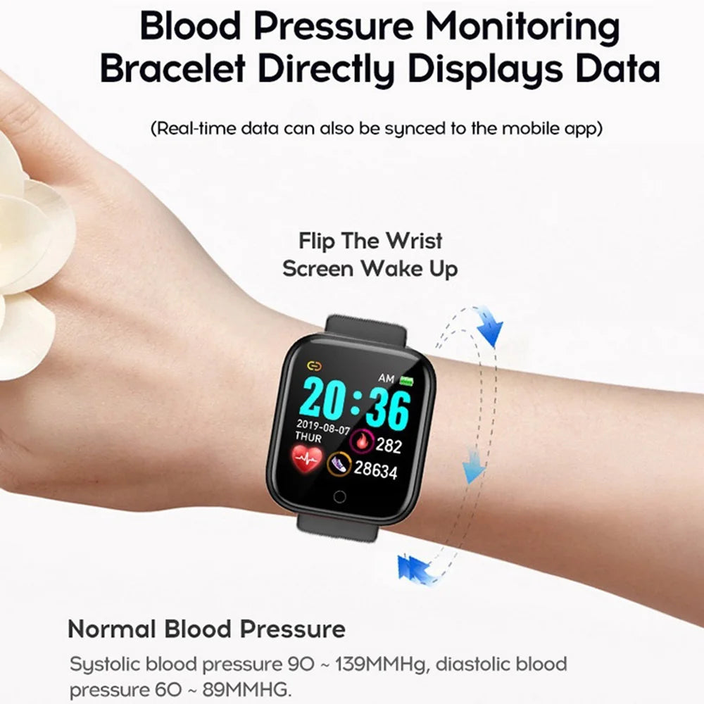 Bluetooth Smart Watches For Women Men Networked Phone Control Music Smartwatch Fitness Sports Bracelet Health Monitor Clock Y68