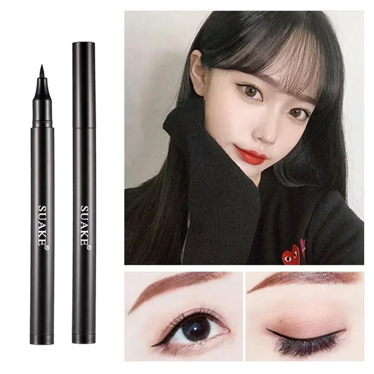 Quick-dry Eyeliner Pencil Makeup Long Lasting Smooth Matte Eye Liner Waterproof Anti-Smudge Liquid Eyeliner Pen Eyes Cosmetics