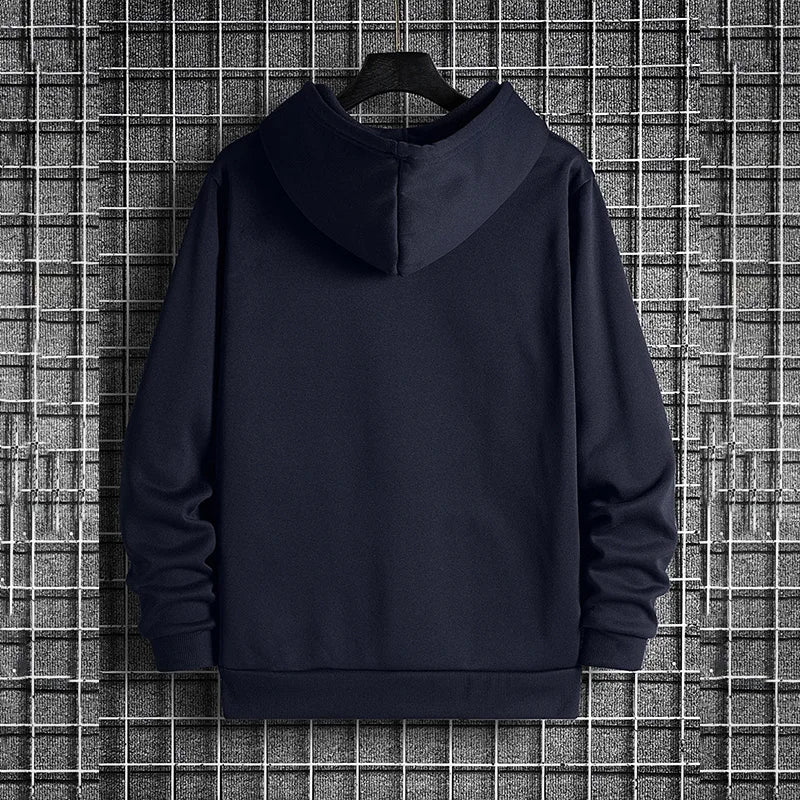 2025 Fall/winter New Arrival Men's Hoodie High Quality Solid Color Hooded Sweatshirt Male Home Outdoor Casual Fashion Pullover