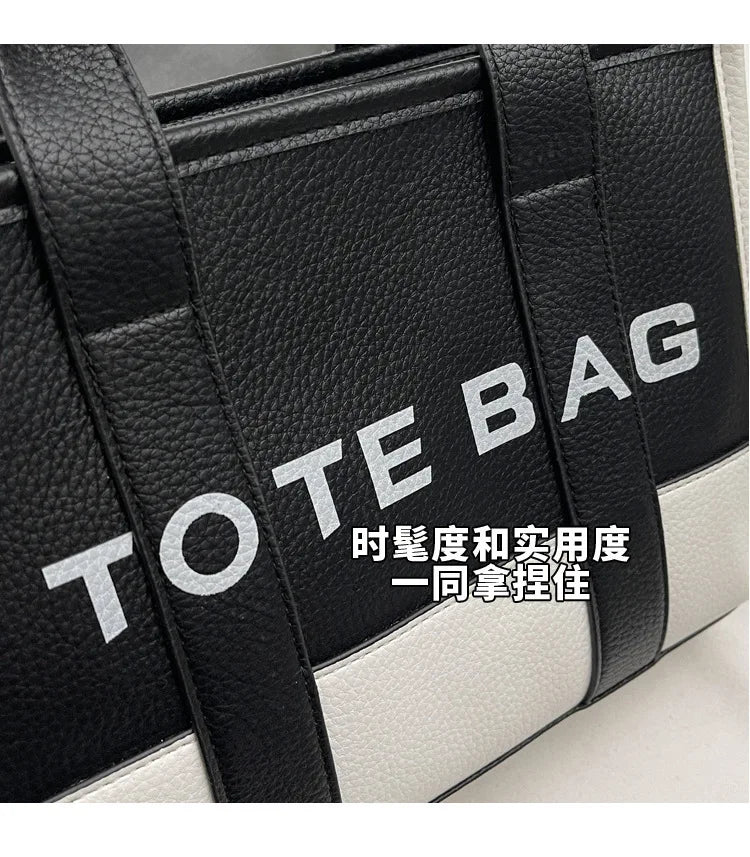 New 2025 women's tote bag, versatile single-shoulder bag, high-end crossbody bag, large capacity