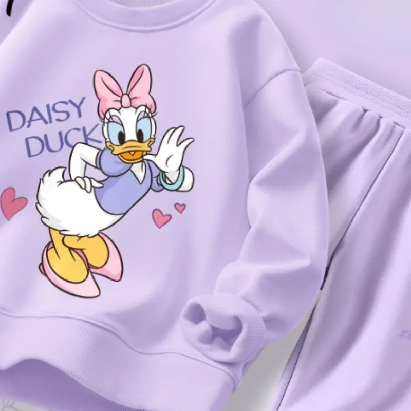 2025 Disney Spring Autumn Children's Clothing Sets Minnie Print Baby
