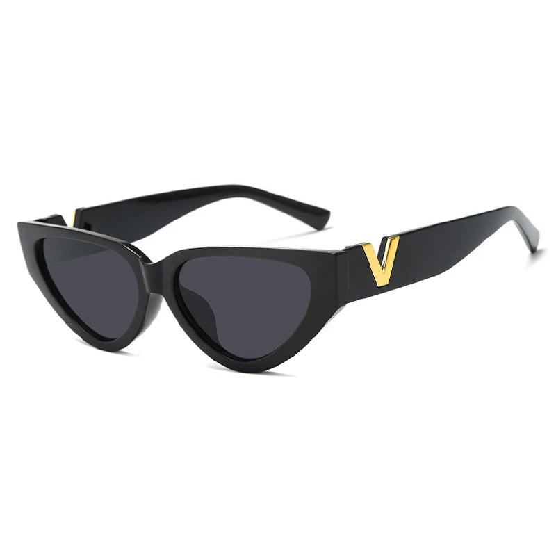 Vintage Small Cat Eye Sunglasses – Unisex Retro UV400 Shades