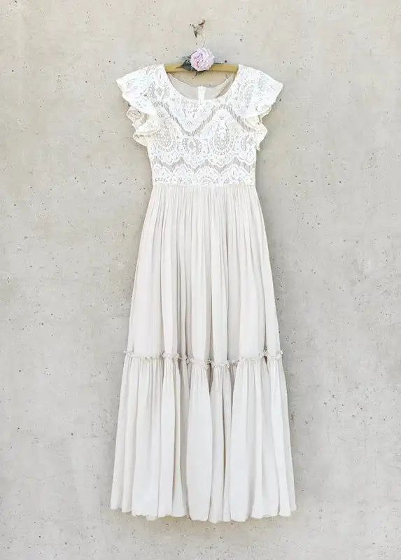 3-14 years Girls Lace Bohemia Long Dresses