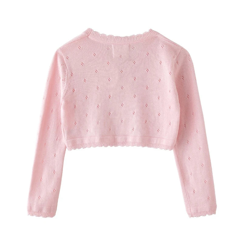 Baby Girl Shawl Jacket Summer Infant Cardigan Outerwear Baby Clothes