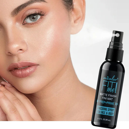 Mattifying Waterproof Setting Spray Glossy Matte Base Makeup Control Oil Non-Sticky Waterproof Make-up Fixer Spray for All Skin