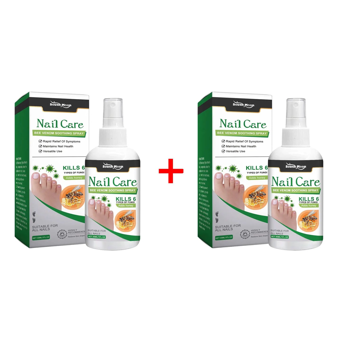 South Moon Nail Treatment Spray Onychomycosis Hand Foot Removal Repair Paronychia Strong Bright Nail Soft Nail Fungus Solution