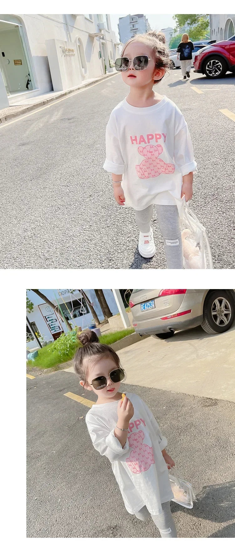 Autumn Children's Fashionable Sports Set Baby Girl Sweater